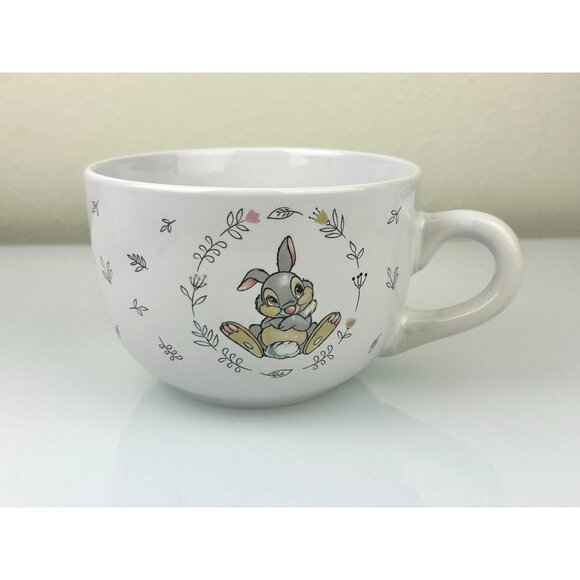 ZRIKE Disney Thumper Bambi Large Cappuccino Soup Coffee Mug Cute Spring Bunny - Picture 13 of 13